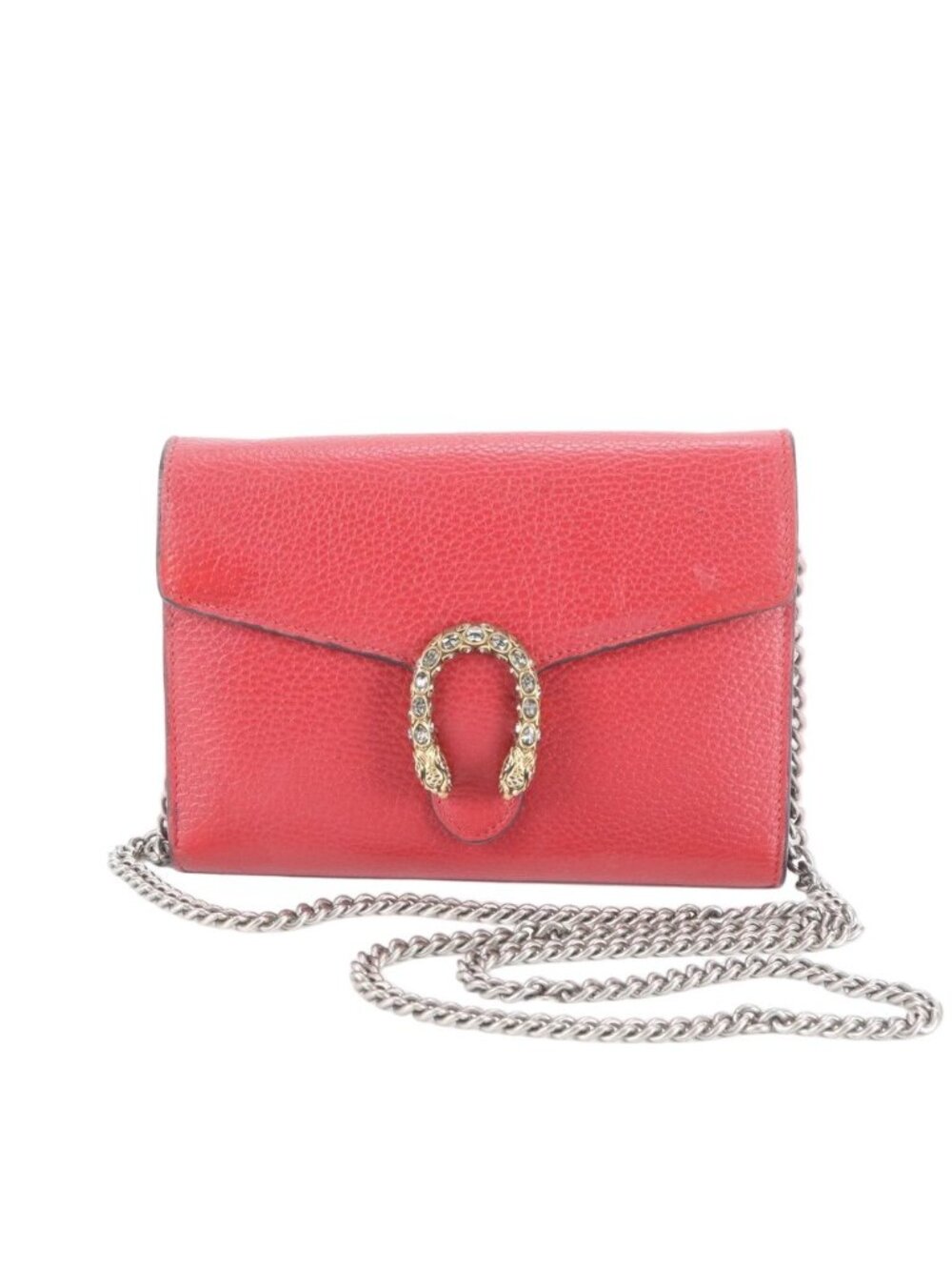 Gucci Dionysus Chain Shoulder Bag Leather Tote Wallet Crossbody - Picture 1 of 10